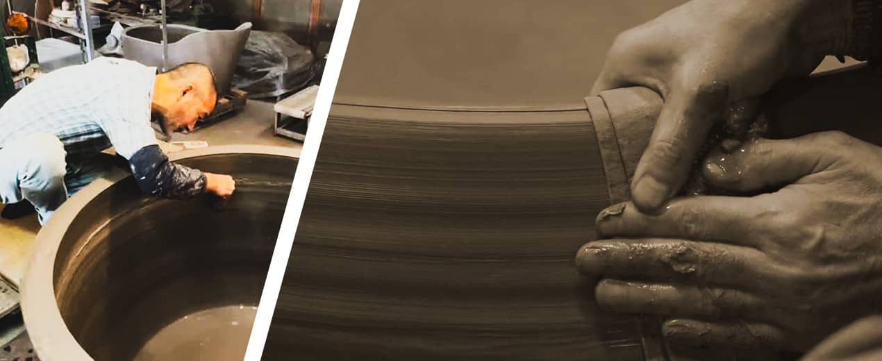 信楽焼窯元の職人